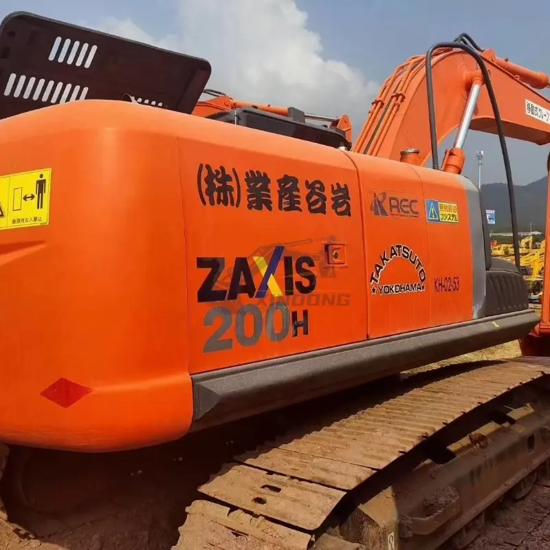 Low Price Used Hitachi ZX200 Hydraulic Excavator Dig Depth For Sale
